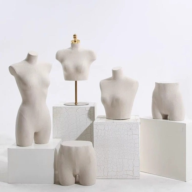 DE-LIANG - Custom Half-body Product Display Props White Molds