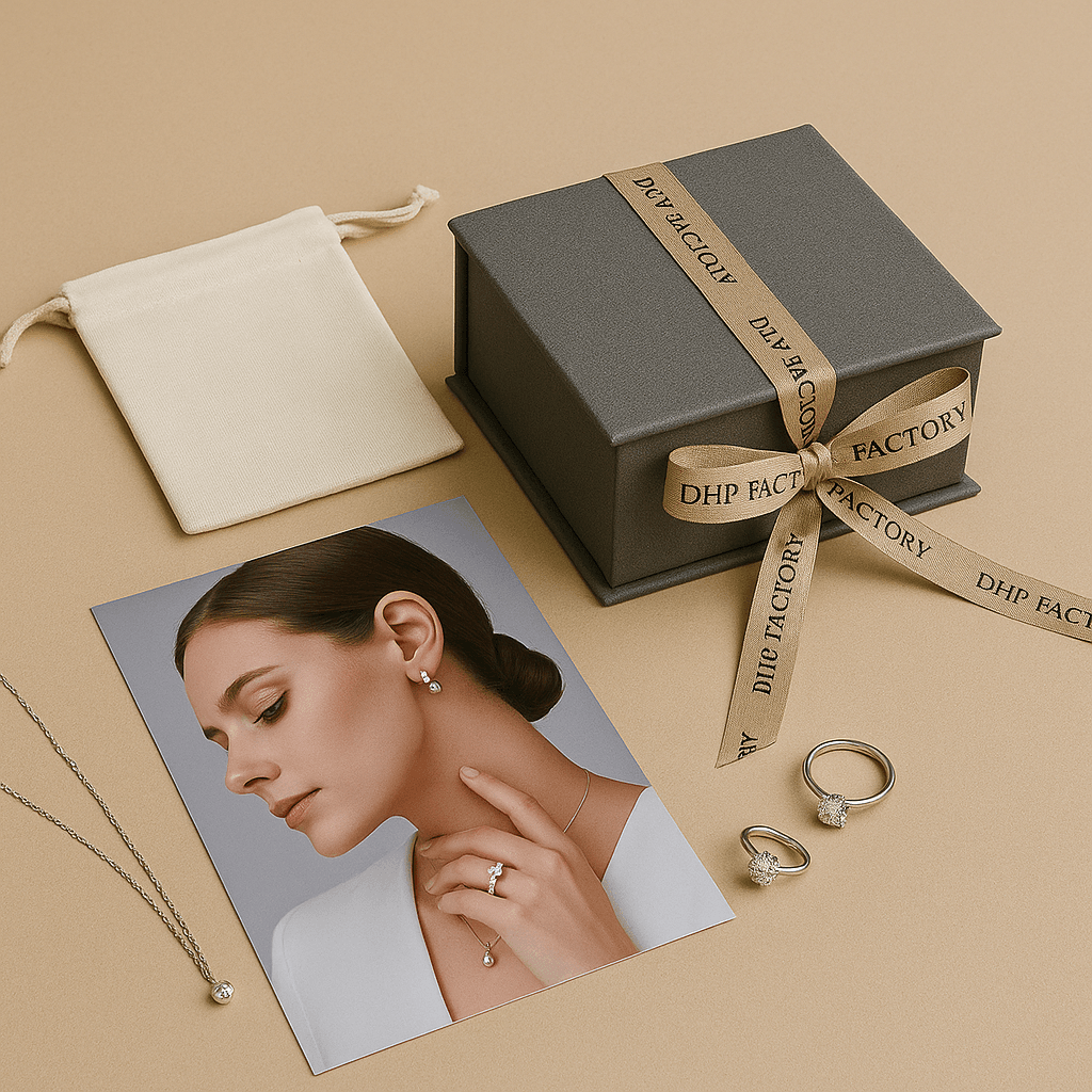 DE-LIANG は宝石類のための宝石類のパッケージの贅沢な宝石類の注文のロゴ箱カード板袋の袋の箱の宝石箱をカスタマイズしました