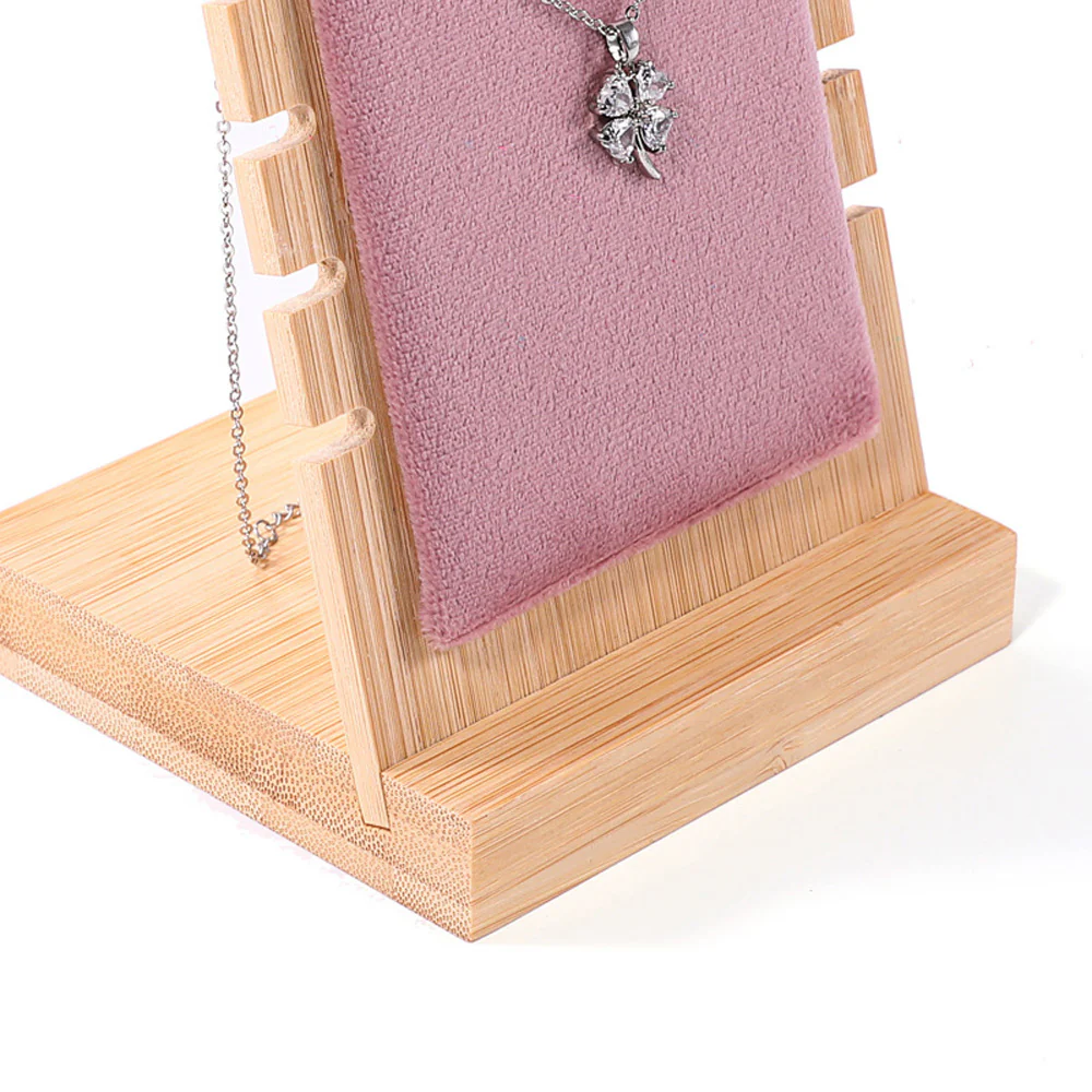 BamBoo Necklace Jewelry Dispaly Props,Jewelry Display Stand,Necklace Display,Storage Rack for Gift,Boutique,Necklace Display Storage DL2447