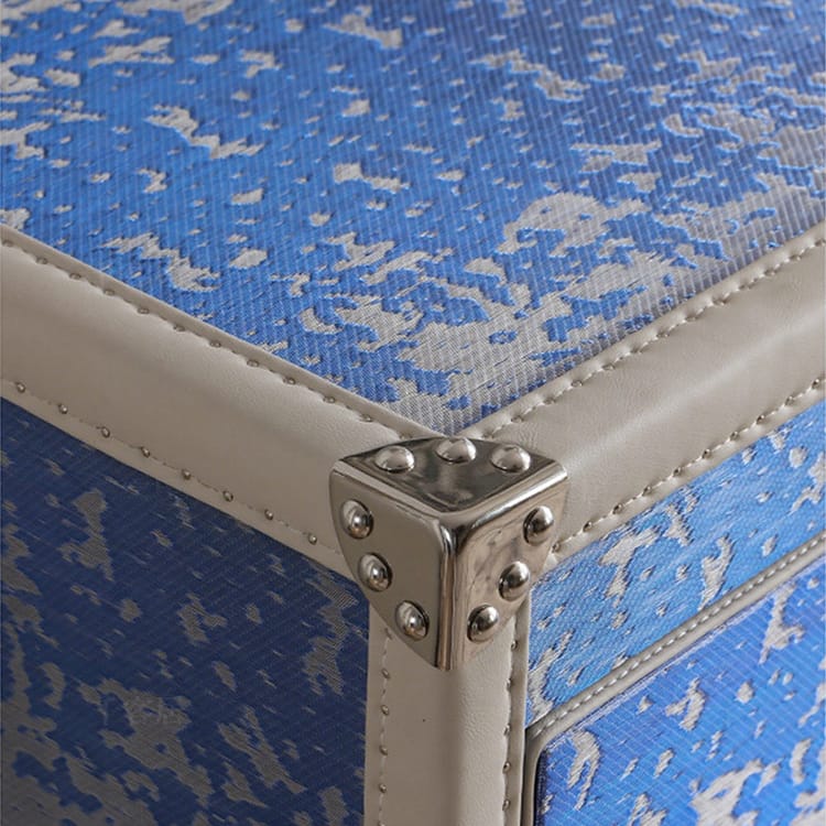 **Silei French Vintage-Style Five-Drawer Cabinet with Copper Wire, Elegant Hard Case Design**