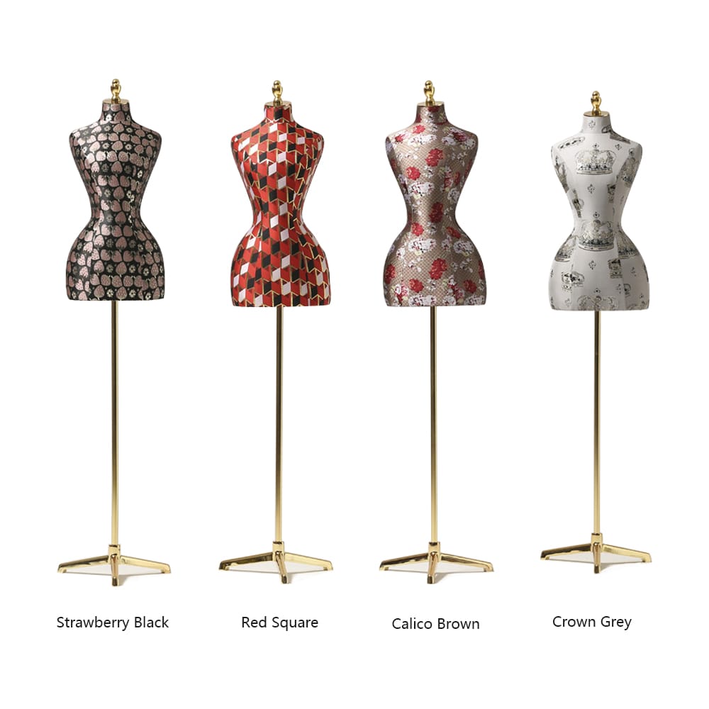 DE-LIANG Винтаж половина тела женский дисплей форма платья, цвет ткани манекен торс, большой бедра модель для одежды окна дисплей