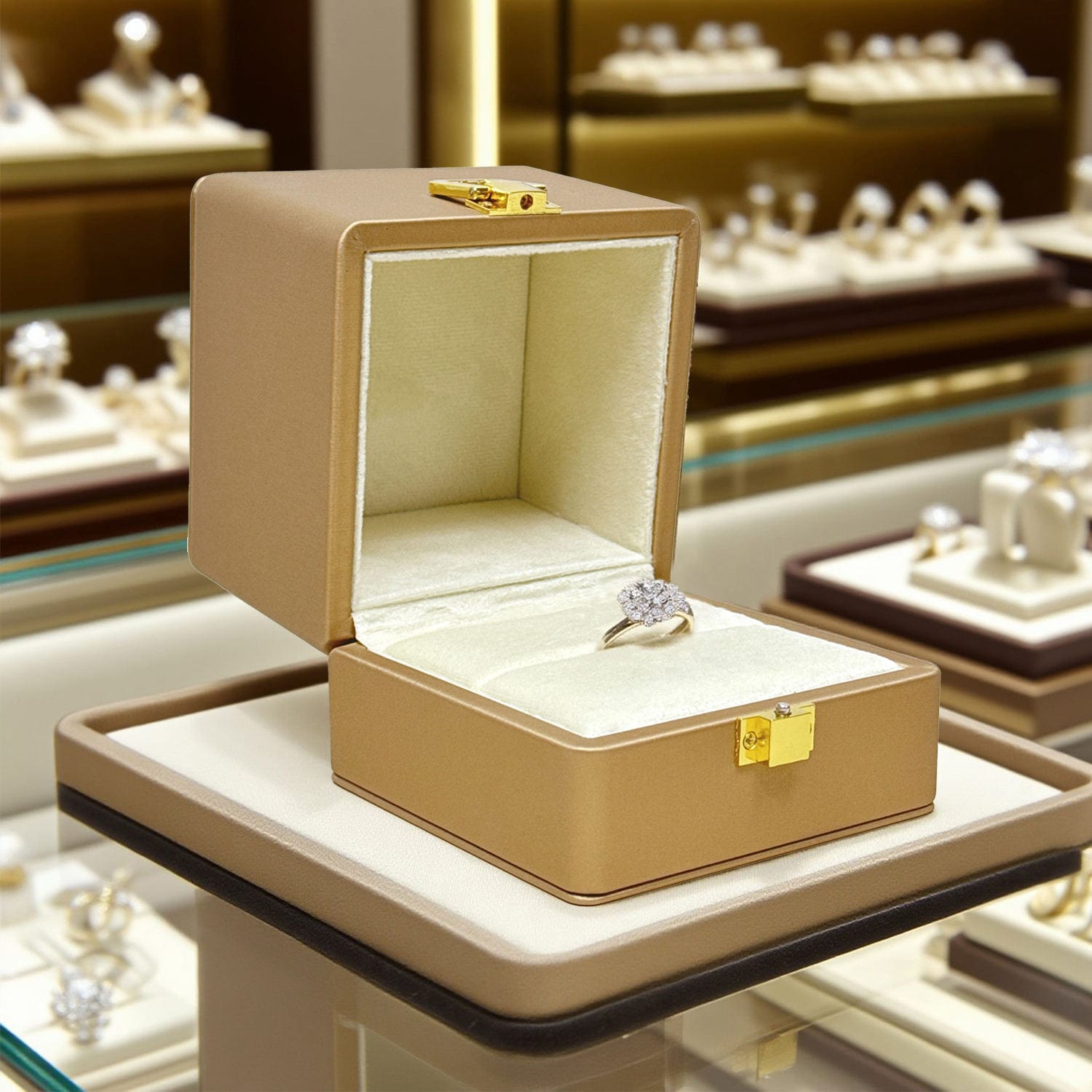 ベルベット・ジュエリー・ボックス