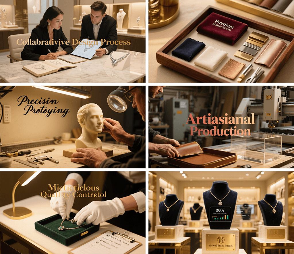 Jewelry display props design process