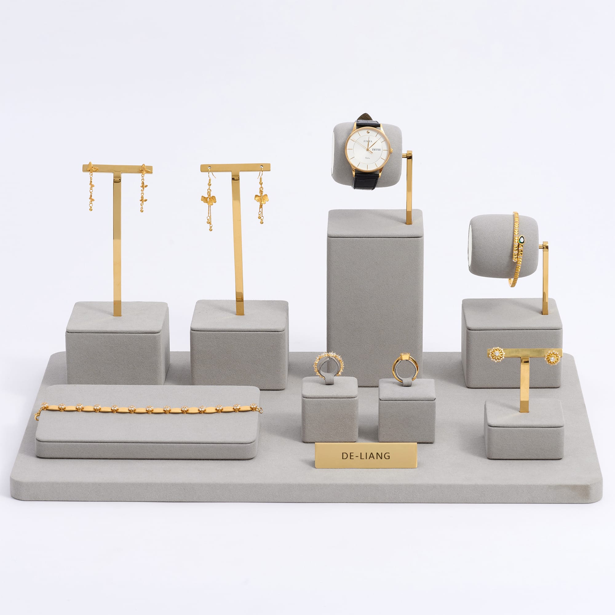 Custom Jewelry Display Stand Set