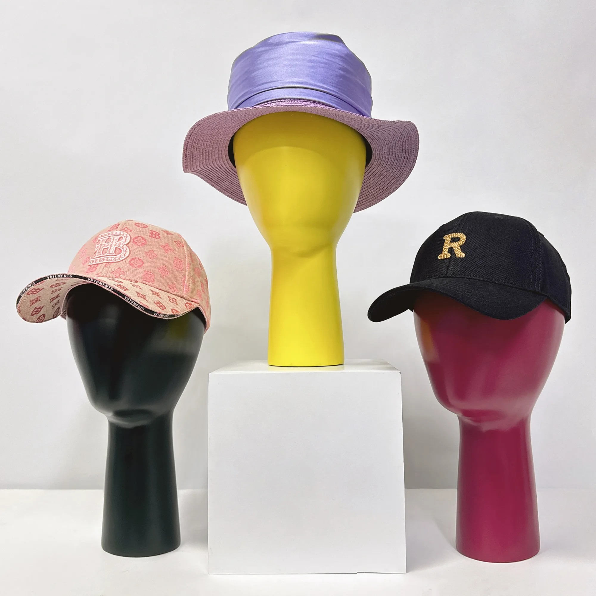 Tête De Mannequin Femme - Long Cou - Hauteur 48cm - Pour Perruques Et Lunettes