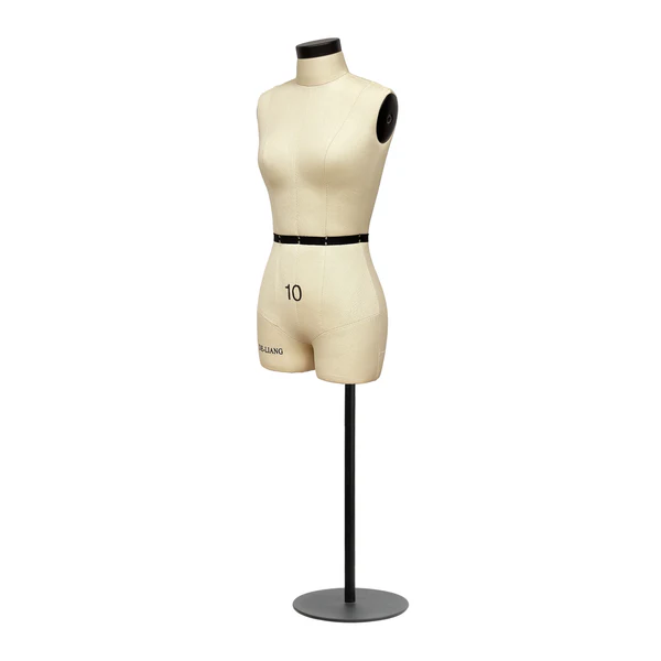 1:2 Half-Scale Dress Form with Soft Arms – Female Mannequin for Sewing & Tailoring