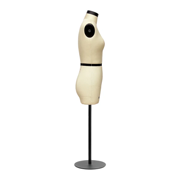 1:2 Half-Scale Dress Form with Soft Arms – Female Mannequin for Sewing & Tailoring