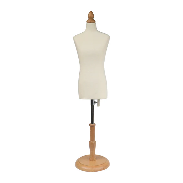 Mini-modèle masculin multiéchelle (1:2/1:3/1:4) - Mannequin en mousse entièrement pinnable pour le drapage