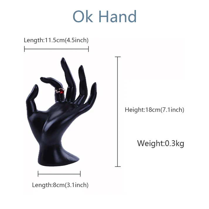 Multi-Style Resin Jewelry Stand – For Earrings, Necklaces & Home/Store Use