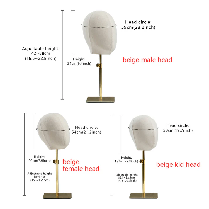 Beige Velvet Full-Body Family Mannequin Set – Adult (Male/Female) & Kid Sizes for Retail Displays