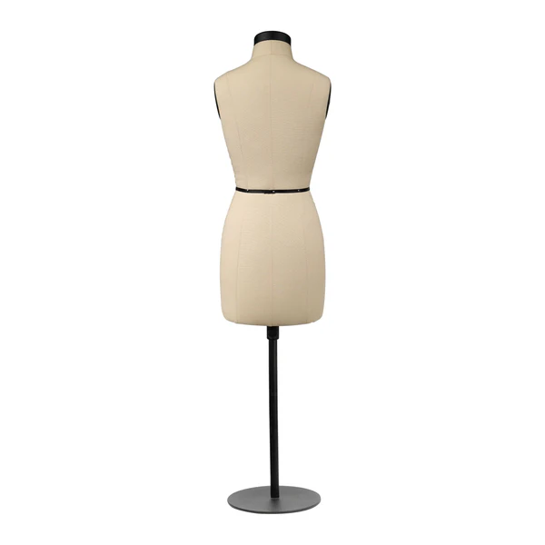 1:2 Half-Scale Female Torso Dress Form – Size 6/12 Mini Mannequin for Sewing & Pattern Making