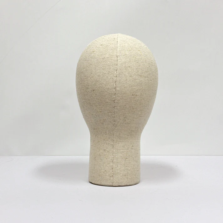 Testa di manichino in fibra di vetro multiuso - Base stabile per gioielli e accessori moda