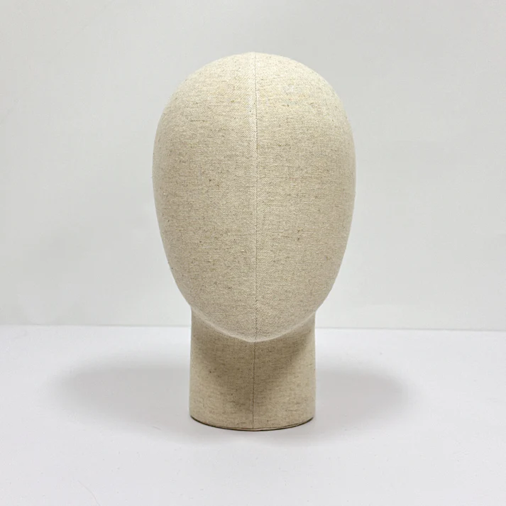 Testa di manichino in fibra di vetro multiuso - Base stabile per gioielli e accessori moda