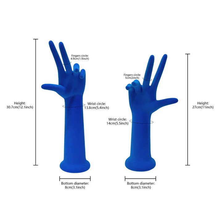 Luxury Velvet Female Mannequin Hand – Multi-Use Display Stand for Jewelry, Bags & Sunglasses