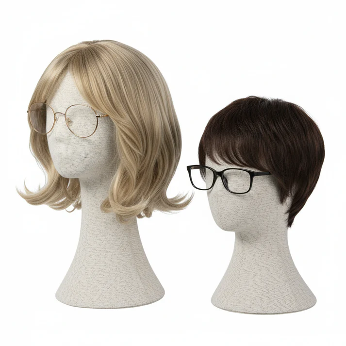 Luxury Soft Velvet Mannequin Head – Premium Pinnable Model for Boutiques & Photography